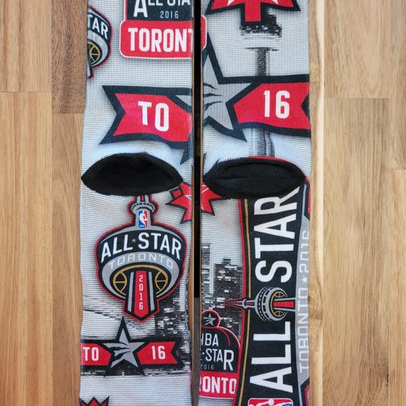 2016 NBA All-Star Game - Toronto - Official Socks (Large) - Picture 3 of 4